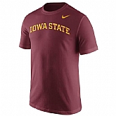 Iowa State Cyclones Nike Wordmark WEM T-Shirt - Cardinal